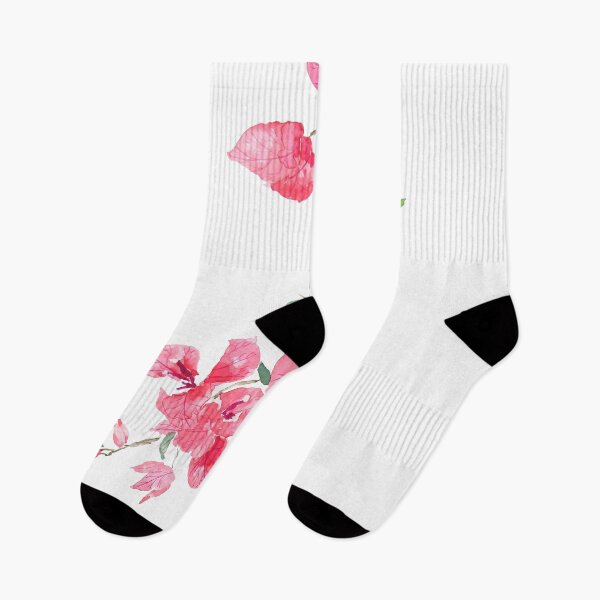 Item preview,  hand painted Reddish Pink Bougainvillea flower watercolor  designed and sold by ColorandColor.