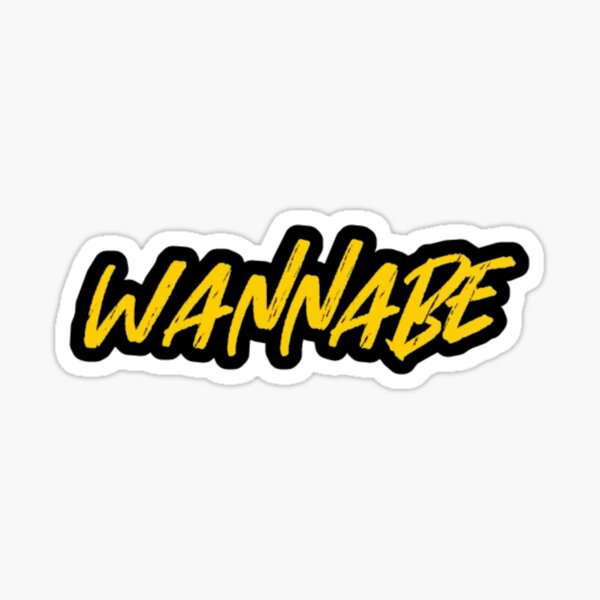 Itzy Wannabe Kpop Jyp Logo Text Sticker By Streamboom Redbubble