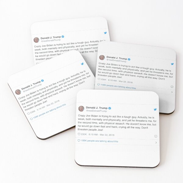 Item preview, Donald Trump Crazy Joe Tweet designed and sold by kingroy.