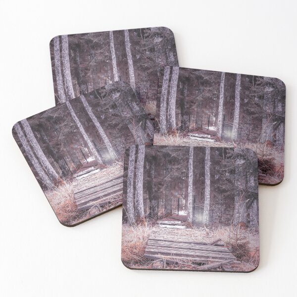 Item preview, Old wooden bridge in forest designed and sold by lena-maximova.