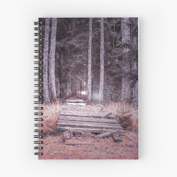 Item preview, Old wooden bridge in forest designed and sold by lena-maximova.