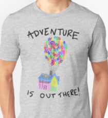 adventure is out there t shirt