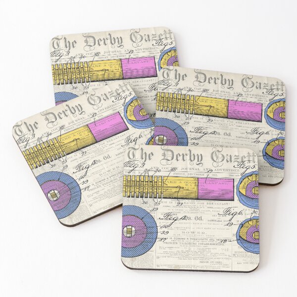 Item preview, Colorful pen on The Derby Gazette magazine 2 designed and sold by drawspots.