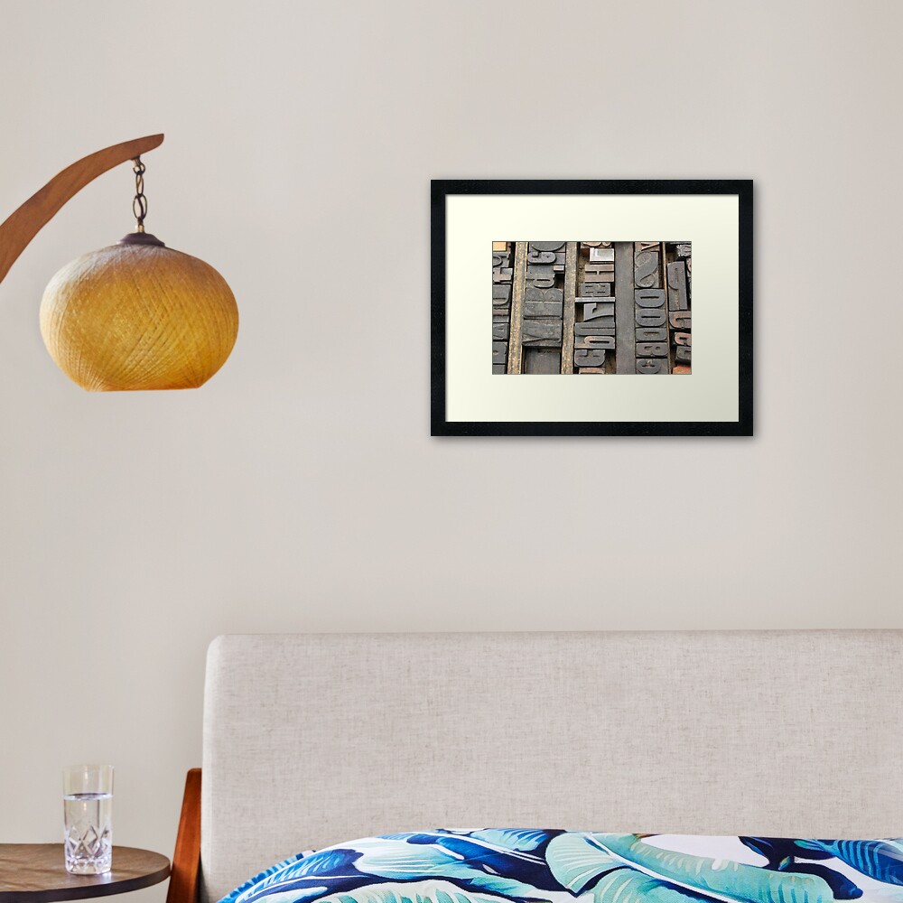 Item preview, Framed Art Print designed and sold by shehasnostrings.