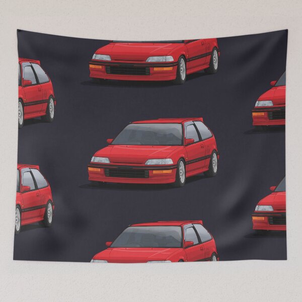 Item preview, Civic EF hatch Red ver1 designed and sold by ArtyMotive.