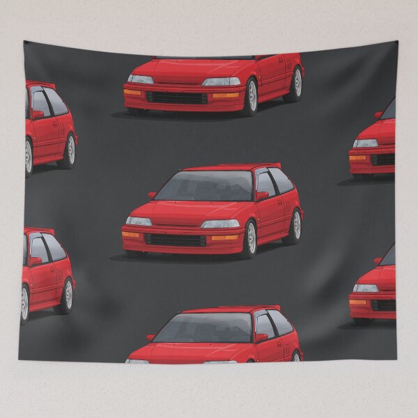 Item preview, Civic EF hatch Red ver2 designed and sold by ArtyMotive.