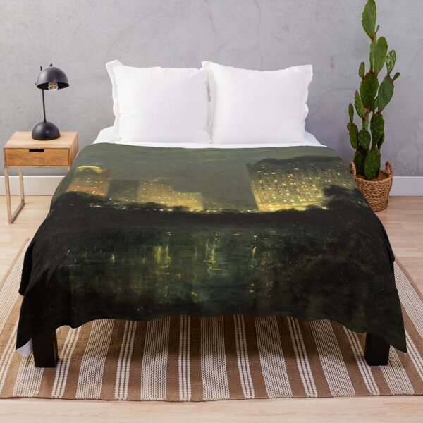 Item preview, Vintage Night Painting of The Plaza NYC designed and sold by Hybridized.