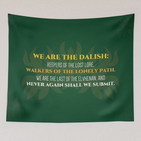 Item preview, We Are The Dalish - Dragon Age Origins Typography designed and sold by Yannick Toney.