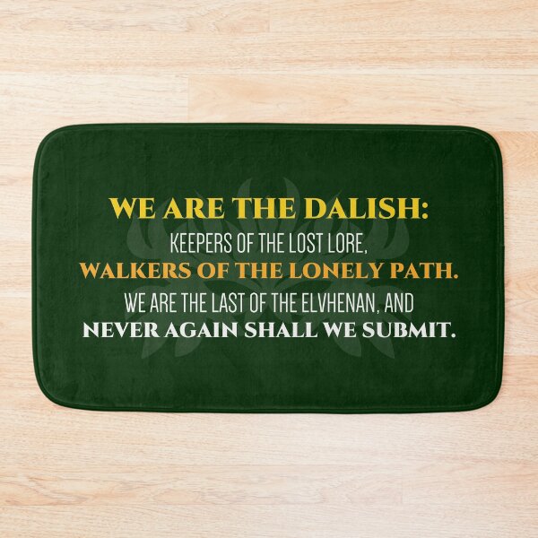 Item preview, We Are The Dalish - Dragon Age Origins Typography designed and sold by Yannick Toney.