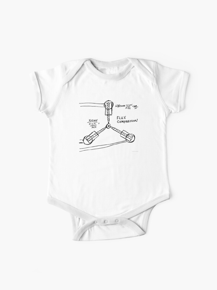 Flux Capacitor Back to The Future Long Sleeve Baby Romper