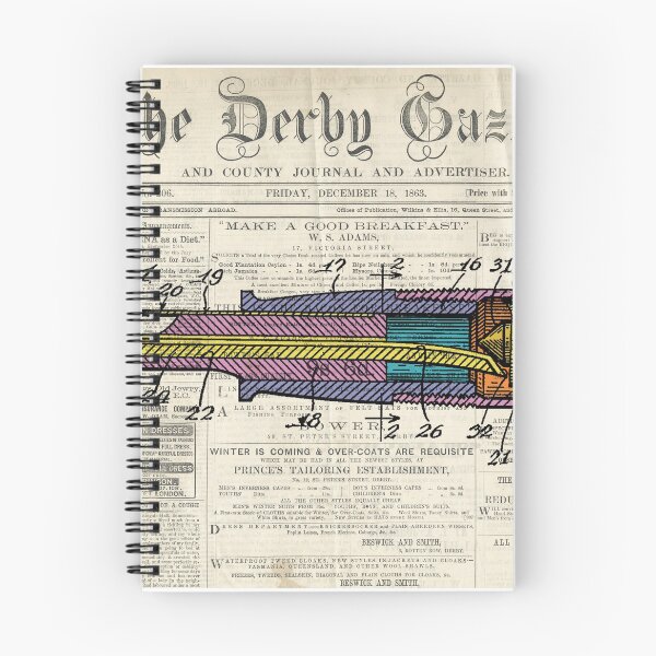 Item preview, Pen art on The Derby Gazette magazine 04 designed and sold by drawspots.