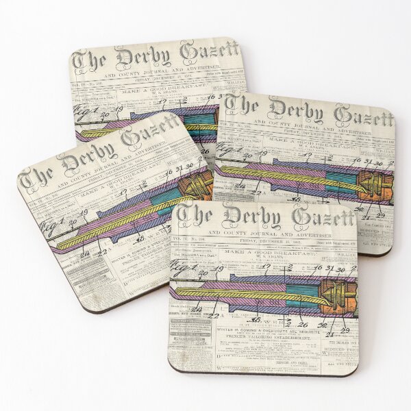 Item preview, Pen art on The Derby Gazette magazine 04 designed and sold by drawspots.