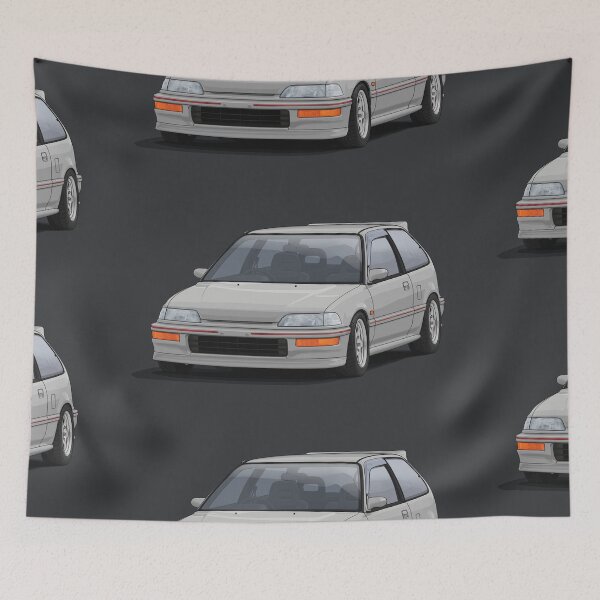 Item preview, Civic EF hatch Grey ver2 designed and sold by ArtyMotive.