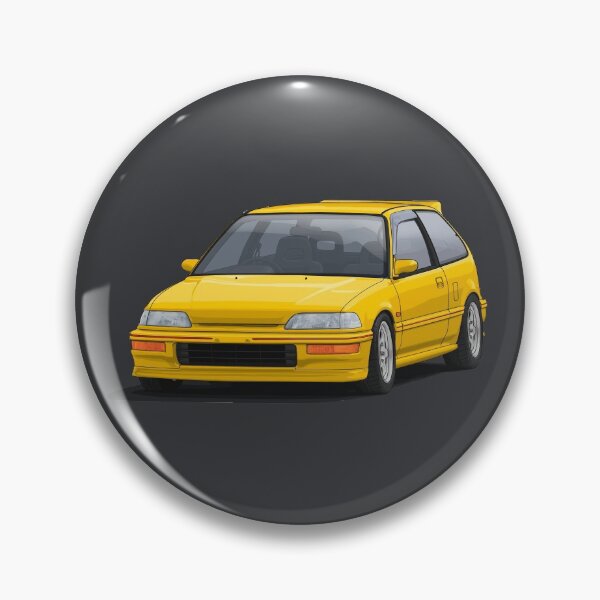Item preview, Civic EF hatch yellow ver1 designed and sold by ArtyMotive.