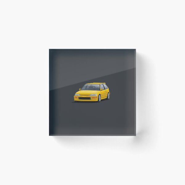 Item preview, Civic EF hatch yellow ver1 designed and sold by ArtyMotive.