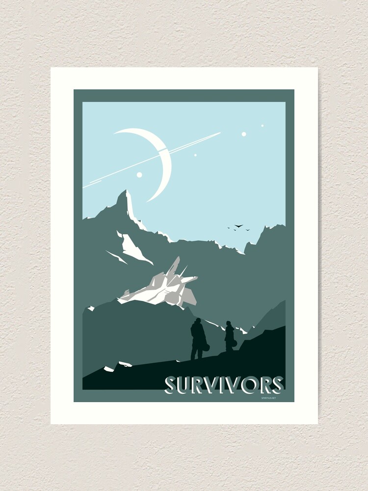 Alternate view of Space: Survivors Art Print