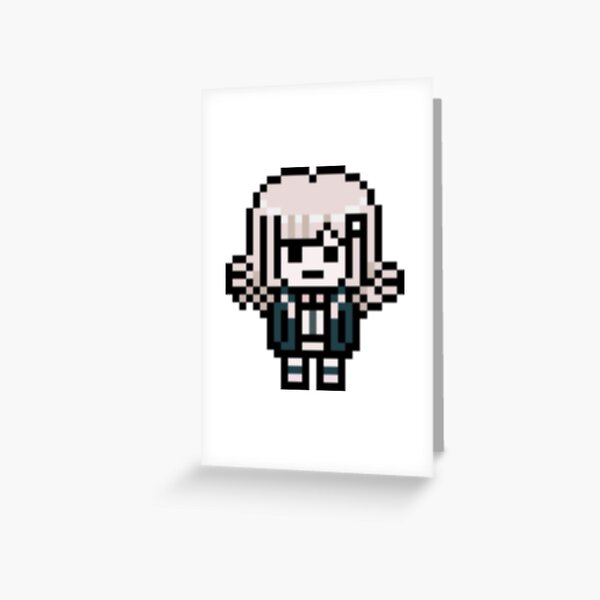 "Chiaki Nanami Pixel Sprite" Greeting Card by ellalune | Redbubble