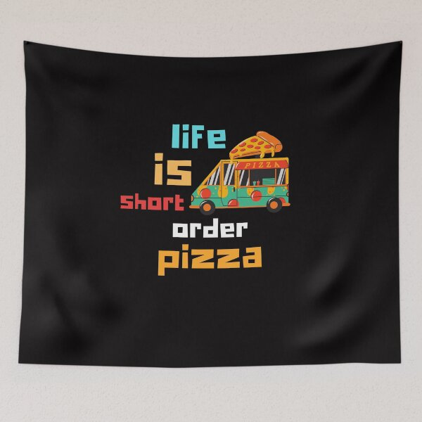 Item preview, Colorful Pizza Repeat Humor Silly Joke Cute Funny Gift Sarcastic Happy Fun Awkward Geek Hipster Smile Inspirational Motivational Birthday Present designed and sold by EpsilonEridani.