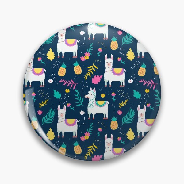 Item preview, Cute Llama Summer Pineapple Pattern for Kids designed and sold by TangoCharlieNZ.