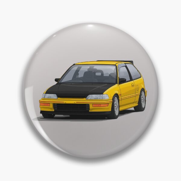 Item preview, Civic EF hatch yellow ver2 designed and sold by ArtyMotive.