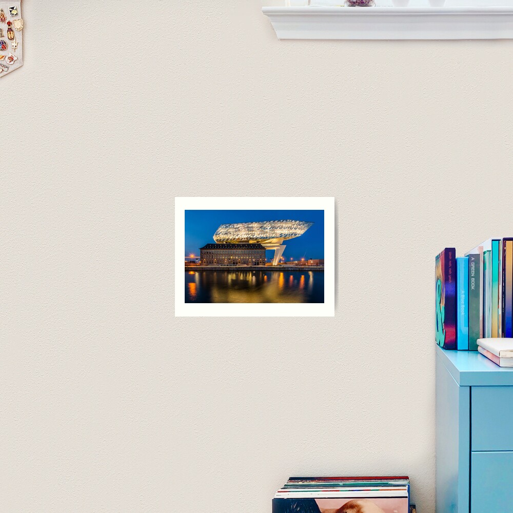 Antwerp Havenhuis Art Print
