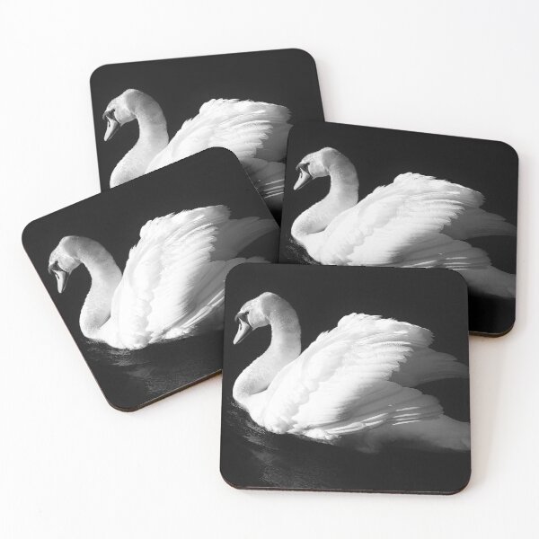 Item preview, Black and White Beautiful Mute Swan  designed and sold by floofpictures.