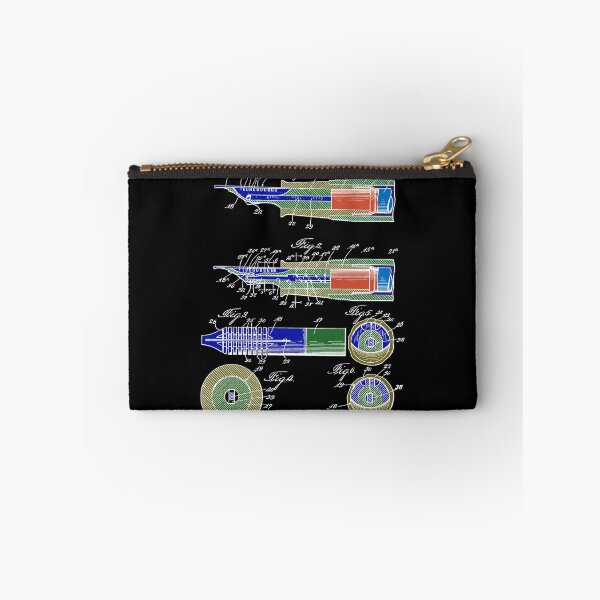 Item preview, Pen art Old Mid Century Patent Colorful art 11 designed and sold by drawspots.
