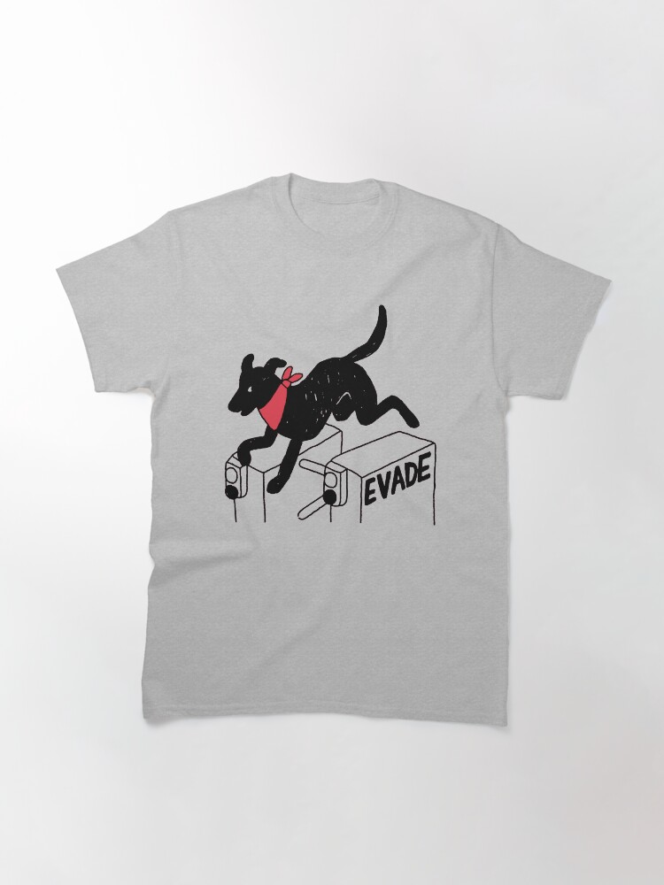 Alternate view of Negro Matapacos Riot Dog - Protest, Fare Evasion, Street Art Classic T-Shirt