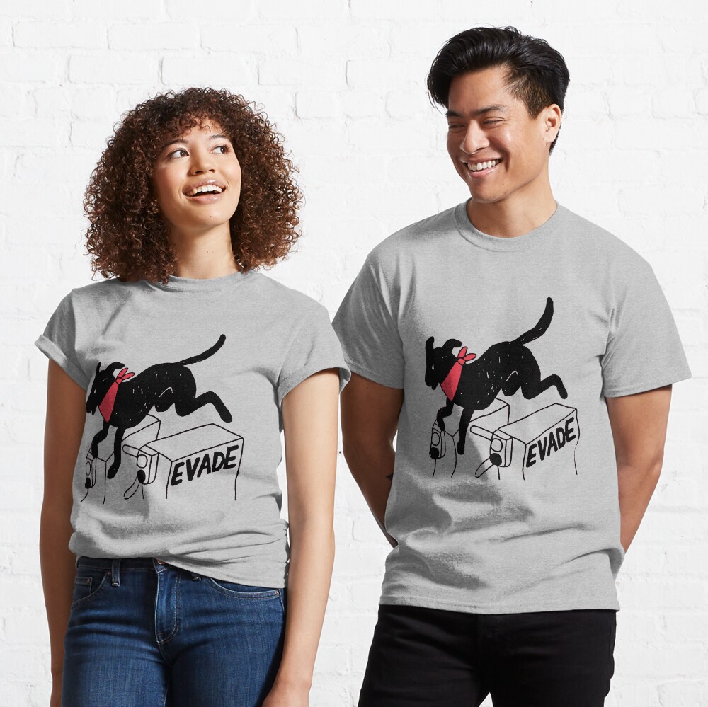 Negro Matapacos Riot Dog - Protest, Fare Evasion, Street Art Classic T-Shirt