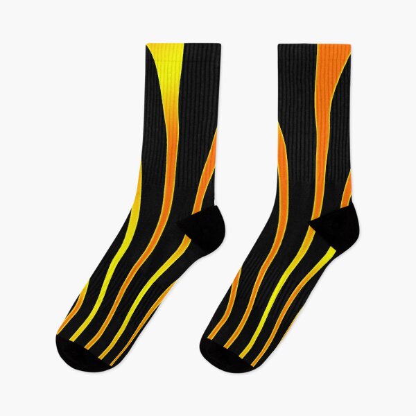 Item preview, Orange and Yellow Abstract on Black Background designed and sold by carolina1.