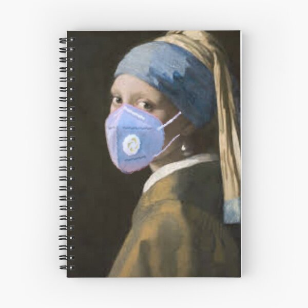 Item preview, Girl with a mask and a pearl earring. designed and sold by monkeybiter.