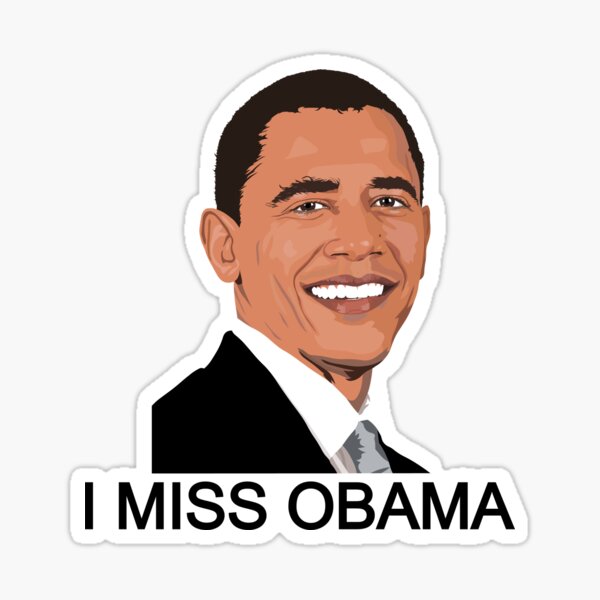 Barak Obama Stickers Redbubble - roblox i know you will miss obama