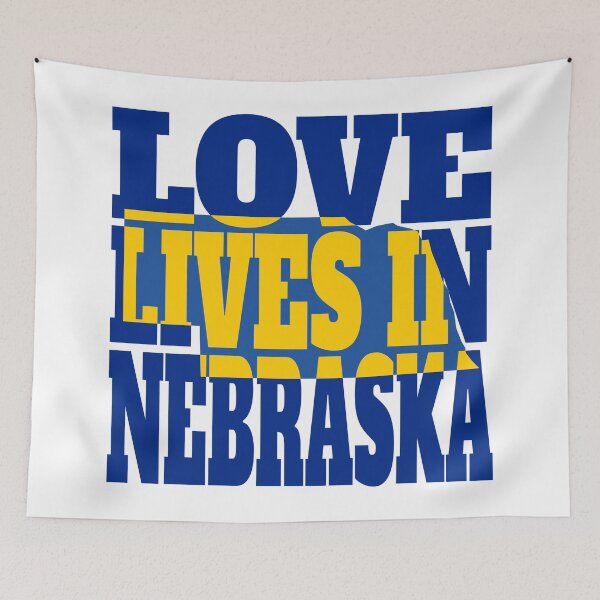 Item preview, Love Lives in Nebraska designed and sold by DonDota.