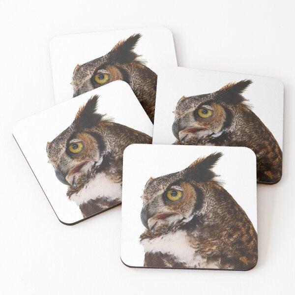 Item preview, Great horned owl designed and sold by rootedrender.