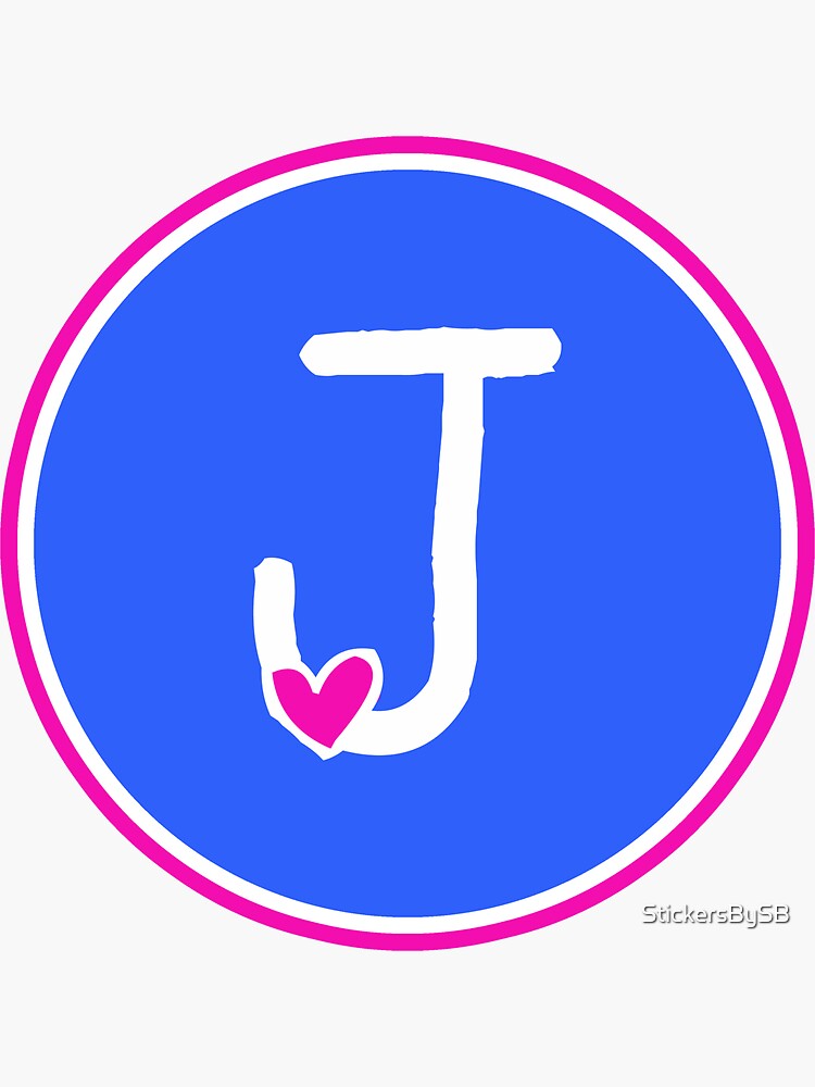 Monograma De Letra J Con Corazón Y Corona Ilustración Del Vector