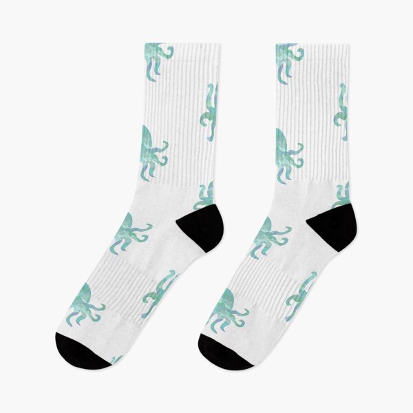 Item preview, Oily Octopus in Aqua Tones designed and sold by PlaidAssPrints.