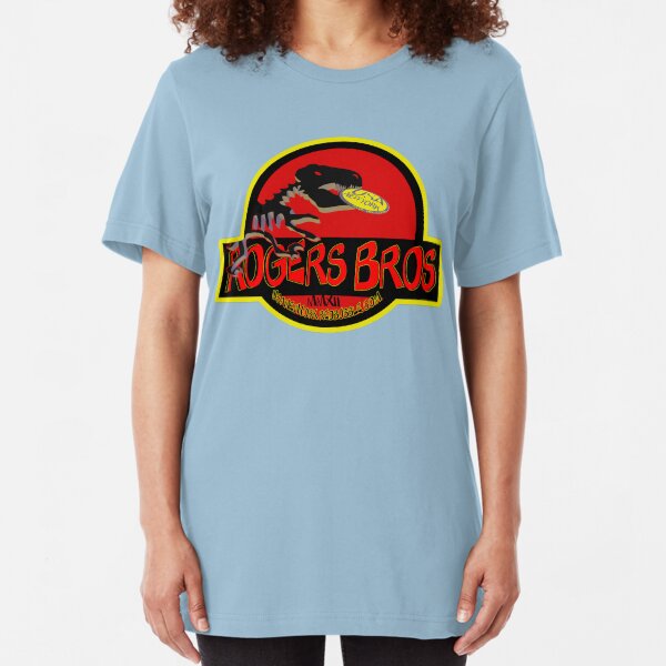 dinosaur by rogers bros Slim Fit T-Shirt