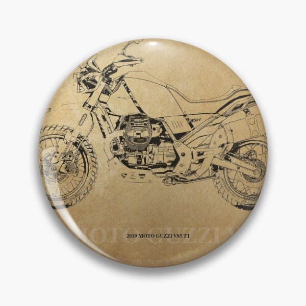 Item preview, 2019 Moto Guzzi V85 TT Motorcycle Quote designed and sold by drawspots.