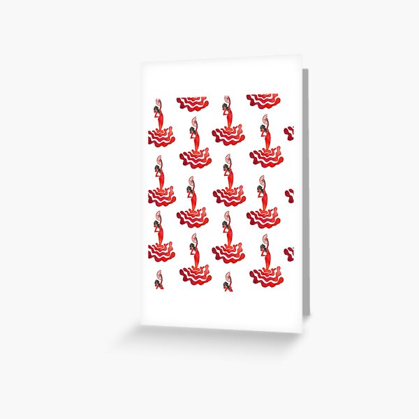 FLAMENCO DANCER Greeting Card