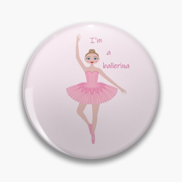 Artikelvorschau, Ich bin eine Ballerina Hübsche Ballerina in Pink entworfen und verkauft von tandaleah.