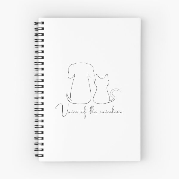 Item preview, Voice of the Voiceless - Grey Outline (Cat & Dog) designed and sold by theseoddletters.