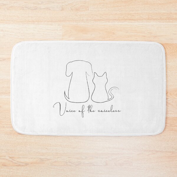 Item preview, Voice of the Voiceless - Grey Outline (Cat & Dog) designed and sold by theseoddletters.