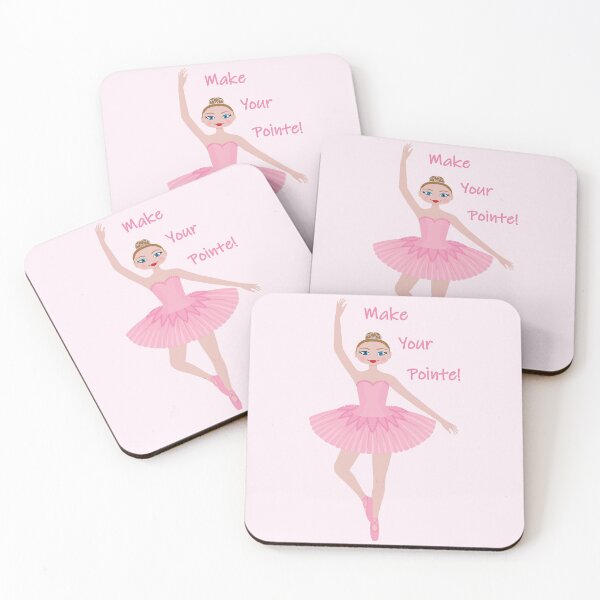 Item preview, Make Your Pointe! Pretty Ballerina in Pink designed and sold by tandaleah.