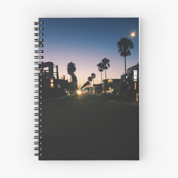 Artikelvorschau, Sonnenuntergang am Abbot Kinney Boulevard entworfen und verkauft von offdutyplaces.