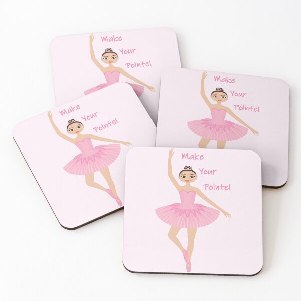 Item preview, Make Your Pointe! Pretty Latina Ballerina in Pink designed and sold by tandaleah.