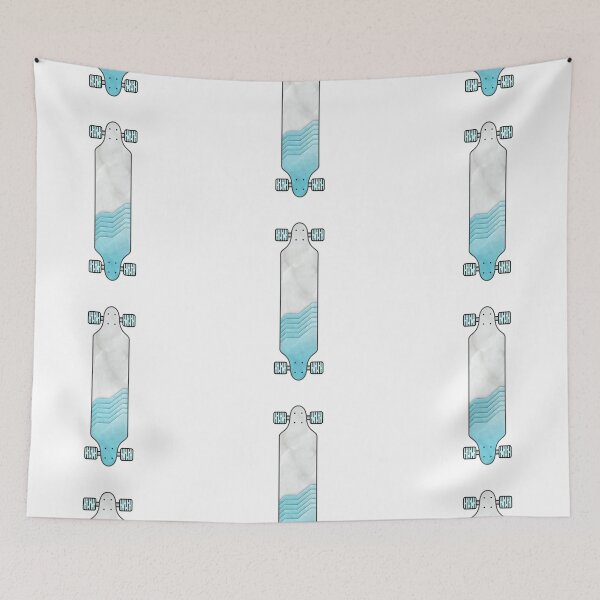 Item preview, Longboard Geometric Marble designed and sold by Fangpunk.