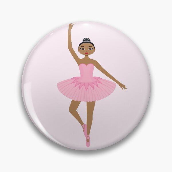 Artikelvorschau, Hübsche schwarze Ballerina in rosa Tutu entworfen und verkauft von tandaleah.