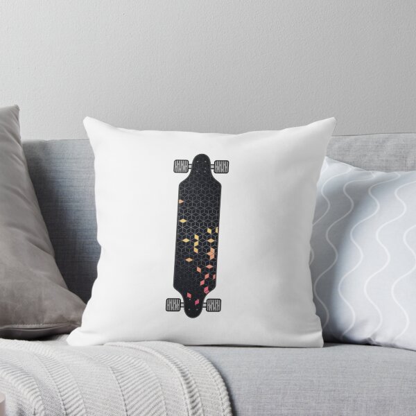 Item preview, Longboard Geometric Particles designed and sold by Fangpunk.