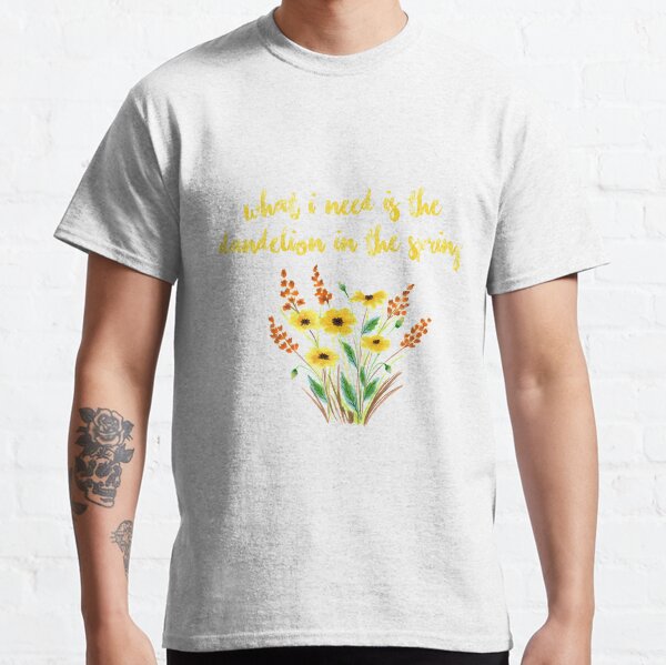 dandelion in the spring Classic T-Shirt