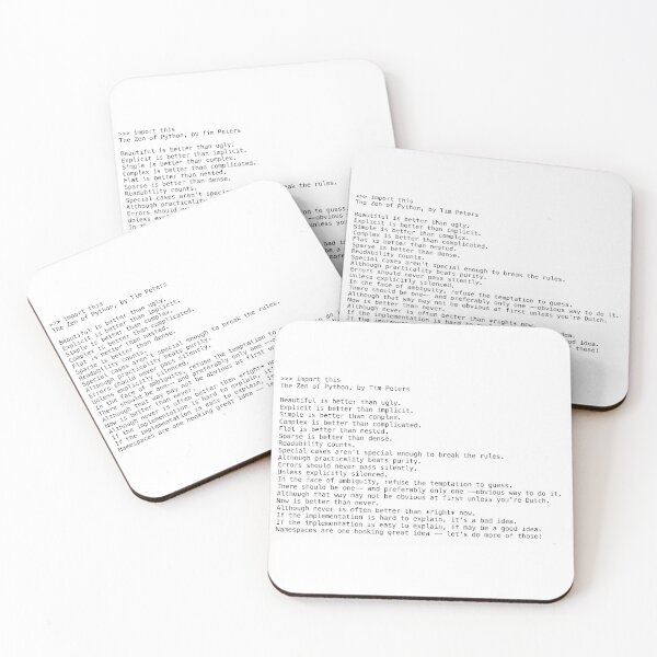 Item preview, The Zen of Python designed and sold by K-draw.